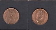 Mauritius 5 Cent ELIZABETH II KM.34 -