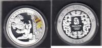 China(Republic) 10 Yuan S-OLYMPIC Coloured DANCER KM.1844 -