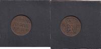 Netherlands Indies 1/4 Stuiver (S647) KM.287. -