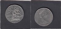 New Zealand 50 Cent ENDEAVOUR SHIP KM.37.1. -