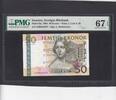 Sweden 50 Kroner PMG 67 P.64a -