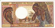 Chad P.11 5.000 Francs 1984 unz