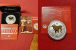 Australien 1 Dollar Lunar II Ox 1 Oz Silber gilded -