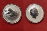 Australien 1 Dollar Lunar II Tiger 1 Oz Silber -