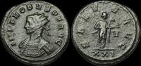 ROMAN IMPERIAL Pr748FfL - PROBUS - Billon Ant., Radiate, cuirassed bust left, wide ties. -