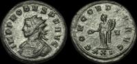 ROMAN IMPERIAL Pr661FfLV - PROBUS - Billon Ant., CONCORDIA AVG, bust left - not common. -