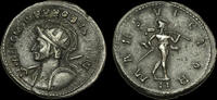 ROMAN IMPERIAL Pr82Gattica - PROBUS - Billon Antoninianus, VERY-RARE with Attica helmet. -