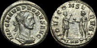 ROMAN IMPERIAL Pr386Cb-V - PROBUS - Billon Anto., Hoard coin with full silvering, lightly toned -