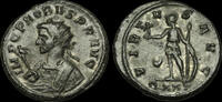 ROMAN IMPERIAL Pr436HQ - PROBUS - Billon Antoninianus, Scarcer bust with wide ties. -