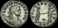 ROMAN IMPERIAL Pr651CbQ - PROBUS - Billon Antoninianus, Silvery with toning, about VF+ -