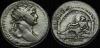 ROMAN IMPERIAL 5-8b - Trajan, Ori. Dupondius, celebrating the AQUA TRAIANA. -