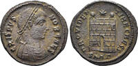 ROMAN AE Follis Crispus, Caesar. 316-326 AD. (3.01g, 19mm). Heraclea mint. Struck 325/6 AD. RIC 75 -