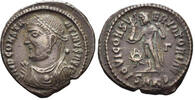 ROMAN AE Follis Constantine I 'the Great'. (2.68g, 18mm). Cyzicus mint. Struck 317-20 AD. RIC 8 -