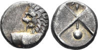 Diverse AR Hemidrachm Thrace, Chersonesos. Circa 386-338 BC. (2.32g, 12mm). McClean 4107 -