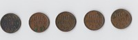 UDSSR Halbkopeke UDSSR 5x 1/2 Kopeke 1927 -