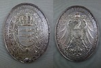 Württemberg Kriegerverein - Fahnenmedaille für 25jahriges Bestehen -
