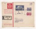 Österreich div. 1933 Brief, FDC WIPA (Faserpapier) BU