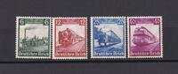 Deutsches Reich 6, 12, 25, 40Pf 100 Jahre Deutsche Eisenbahn -