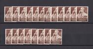 Deutsches Reich 20x 3Pf Lot 20x 3Pf Wohlfahrt-Stände Lagerräumung -
