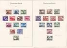 Deutsches Reich div. Lot 3.Reich div. komplette Sätze auf alten Albumseiten -