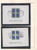 Deutsches Reich 3x Block Geburtstag Hitlers; zur nat. Briefmarkenausstellung; Aufdruck Reichsparteitag -