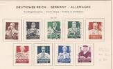 Deutsches Reich kpl. Satz Wohlfahrt - Stände -