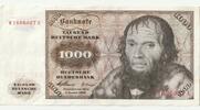 BRD 1000 DM 1960 1000 Deutsche Mark Bundesbanknote II-III 995,00 EUR  Excl. 17,90 EUR Verzending
