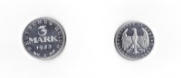 Deutsches Reich 3 Mark Deutsches Reich 3 Mark 1923 E PP -