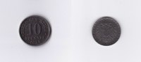 Ersatzmünzen des 1. Weltkriegs 10 Pfennig 10 Pfennig 1922 G, Ersatzmünzen des 1. Weltkriegs -