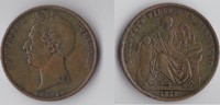 England Penny-Token -Professor Holloway- -