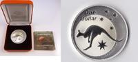 Australien 1 Dollar Känguru - frosted uncirculated -