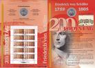 BRD 10 Euro Numsiblatt 2/2005 Friedrich von Schiller -