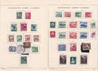 Deutsches Reich div. Lot 2x kplt. Albumseiten -