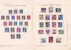 Deutsches Reich div. Lot, 4x alte Albumseiten 3.Reich -