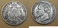 Frankreich 5 Francs Napoleon III. -Straßburg_ -