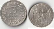 Deutsches Reich 3 RM Kursmünze -