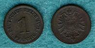 Kaiserreich 1 Pfennig J. 1 -