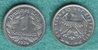Drittes Reich 1 Reichsmark Kursmünze -