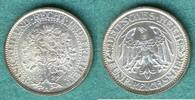 Weimarer Republik 5 Reichsmark Kursmünze - Eichbaum -
