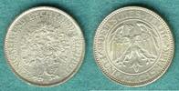 Weimarer Republik 5 Reichsmark Kursmünze - Eichbaum -