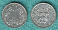 Drittes Reich 1 Reichsmark Kursmünze -
