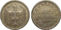 Weimarer Republik 3 Mark Kursmünze -