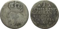 Altdeutschland bis 1871 1 Schilling Mecklenburg-Schwerin 1775 (?) schön 9,00 EUR incl. BTW., plus 14,00 EUR verzending