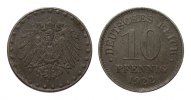 Ersatzmünzen 1. Weltkrieg 10 Pfennig -