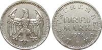 Weimarer Republik 3 Mark Kursmünze -