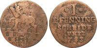 Altdeutschland bis 1871 1 Pfennig Anhalt -