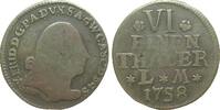 Altdeutschland bis 1871 1/6 Taler Anhalt -