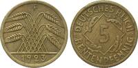 Weimarer Republik 5 Rentenpfennig -
