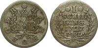 Altdeutschland bis 1871 1 Schilling Hamburg -