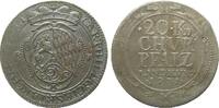 Altdeutschland bis 1871 20 Kreuzer Pfalz 1731 kl. Prägeschwäche, sehr sc... 75,00 EUR  Excl. 14,00 EUR Verzending